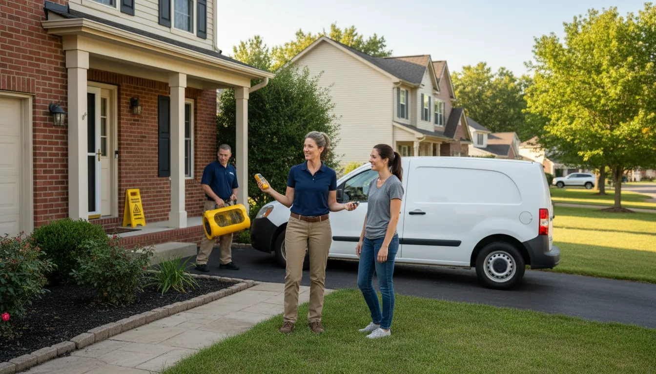 Water restoration image for Emergency Water Removal Services in Tiline, KY